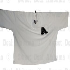 SweatyRocks Men's Casual Sweatshirt – Appliqued Letter "A", Med., Polyester Knit